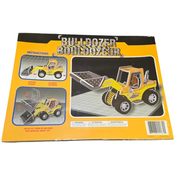 DIY 3D Puzzle Bulldozer (Maquette en 3D) 29 Pieces - Picture 3 of 5